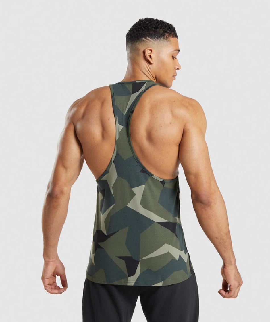 Gymshark Critical Muške Stringers Zelene | HR 2557BEX